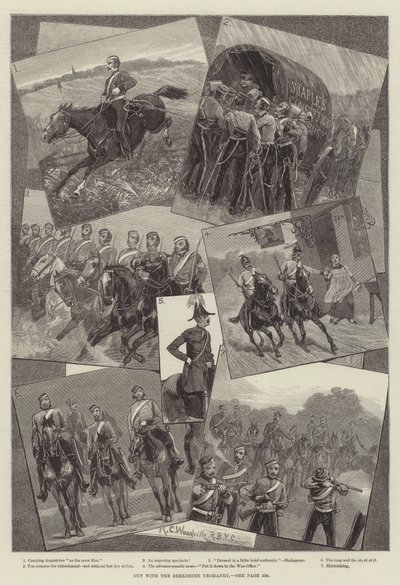 Out with the Berkshire Yeomanry by Richard Caton Woodville junior